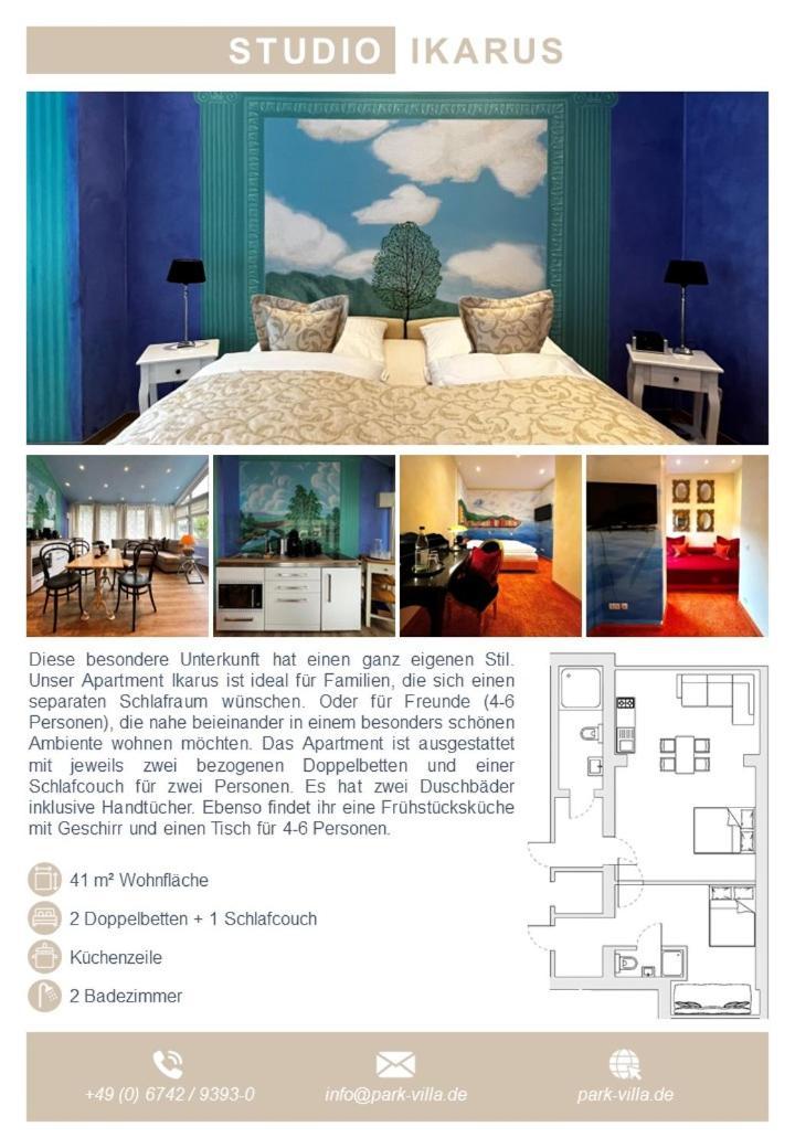 Park Villa Zentral Am Mittelrhein - Zimmer & Apartments 보파르트 외부 사진